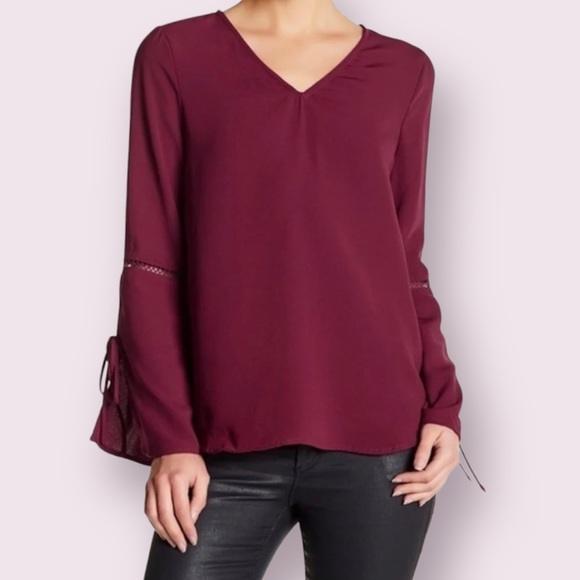 Nordstrom Ro & De Bell Sleeves Loose Fit Blouse